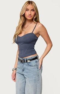 Edikted Katanya Lace Up Top