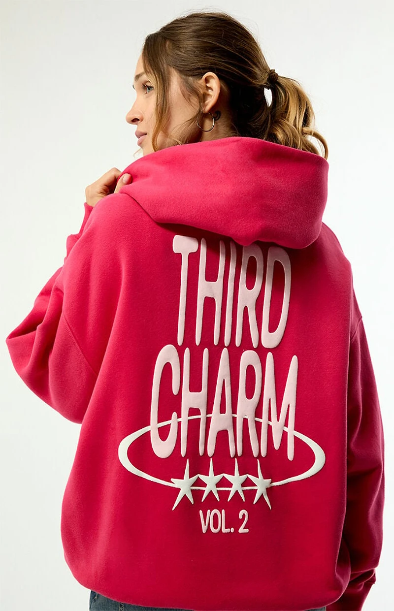 Third Charm Raspberry Puff Graphic Vol. 2 Hoodie