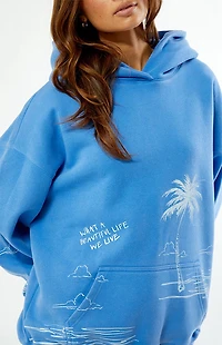 Pacsun Beautiful Life Oversized Hoodie