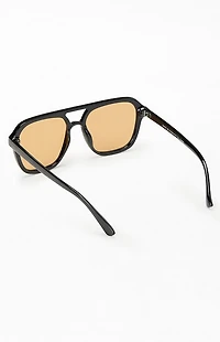 Pacsun Black Aviator Sunglasses