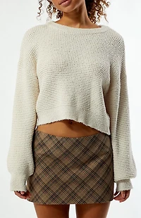 Your Favorite Snug Waffle Knit Sweater