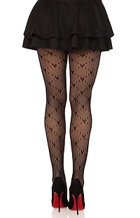 Leg Avenue Costume Valentina Heart Fishnet Tights