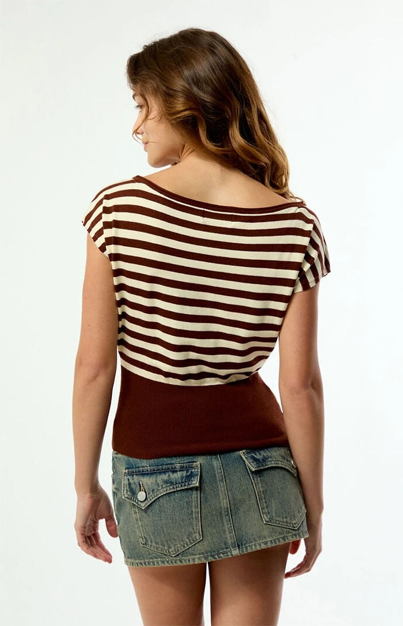 Your Favorite Eva Short Sleeve Sweater T-Shirt