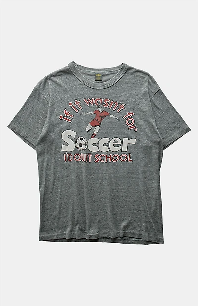 PS VINTAGE 80s if It Wasn't for Soccer Graphic T-Shirt