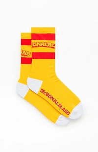 McDonaldland Happy Striped Crew Socks