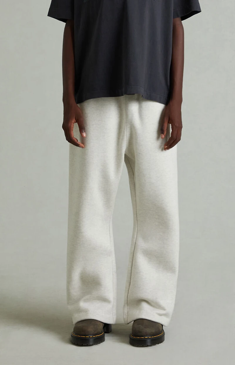 Fear of God ESSENTIALS Kids Heather Oatmeal Flare Sweatpants