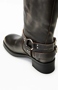 Steve Madden Women's Leather Rocky Boots