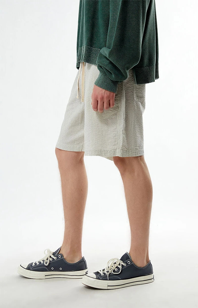 Rhythm Striped Seersucker Shorts