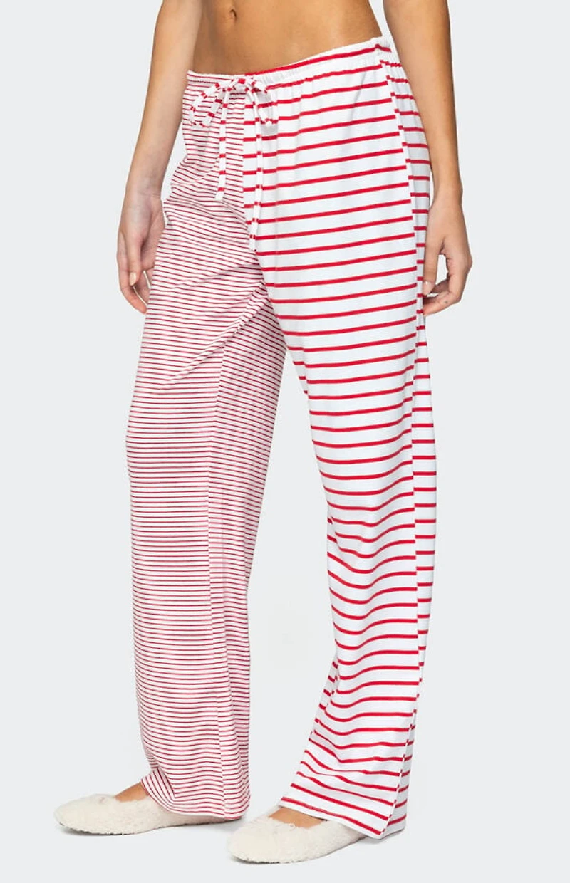 Edikted Laken Mixed Striped Pants