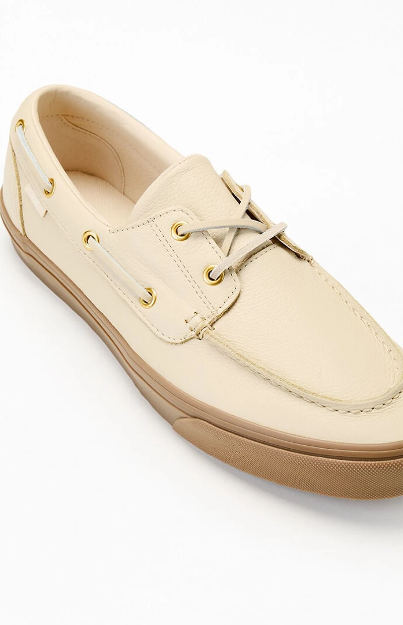 Vans Tan 2-Eyelet Boat Shoes