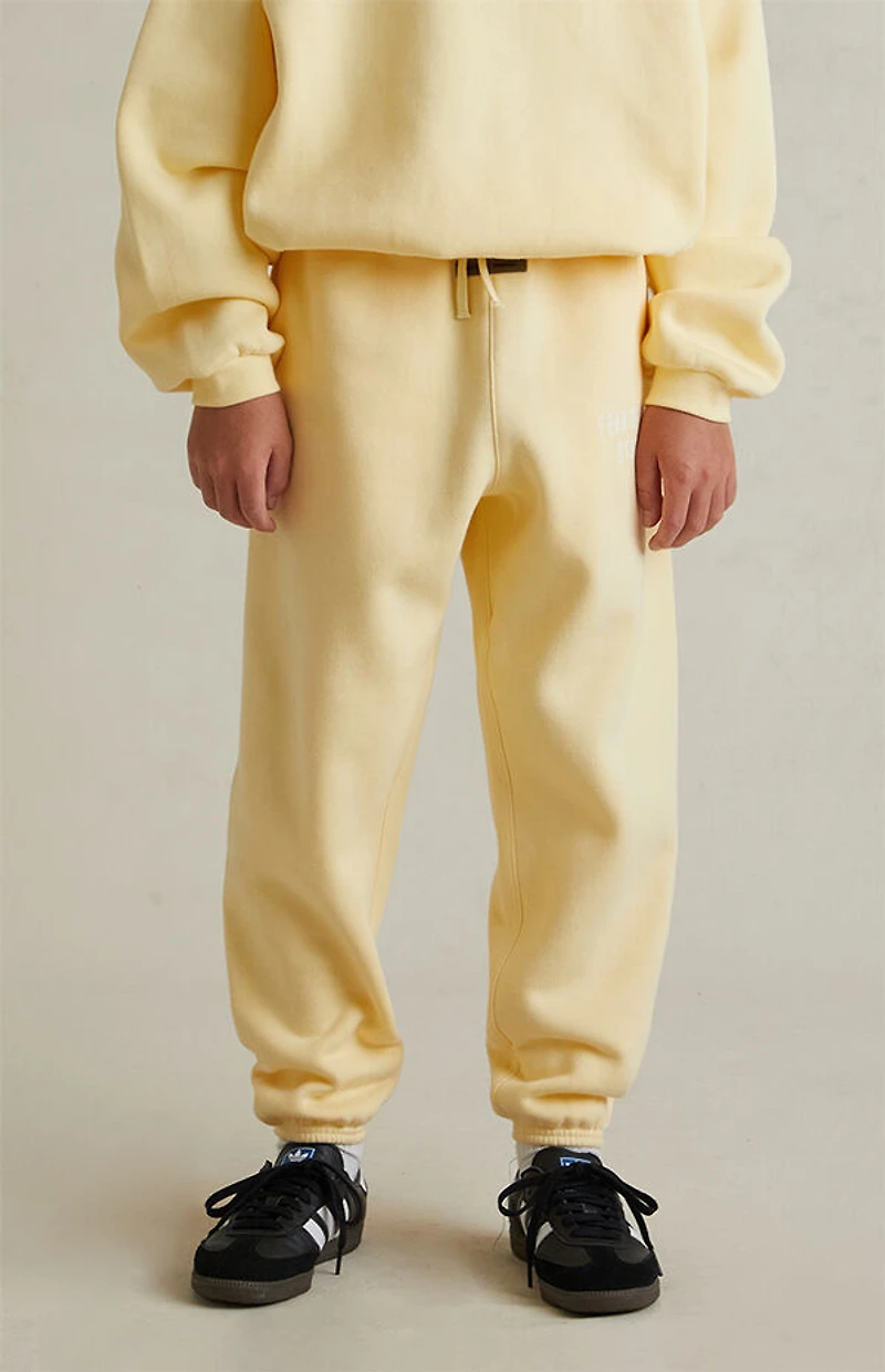 Fear of God ESSENTIALS Kids Garden Yellow Classic Fleece Sweatpants