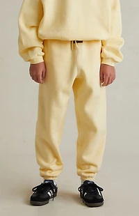Fear of God ESSENTIALS Kids Garden Yellow Classic Fleece Sweatpants
