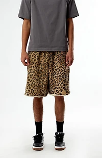 No Tomorrow x Civil Active Leopard Skull Sweat Shorts