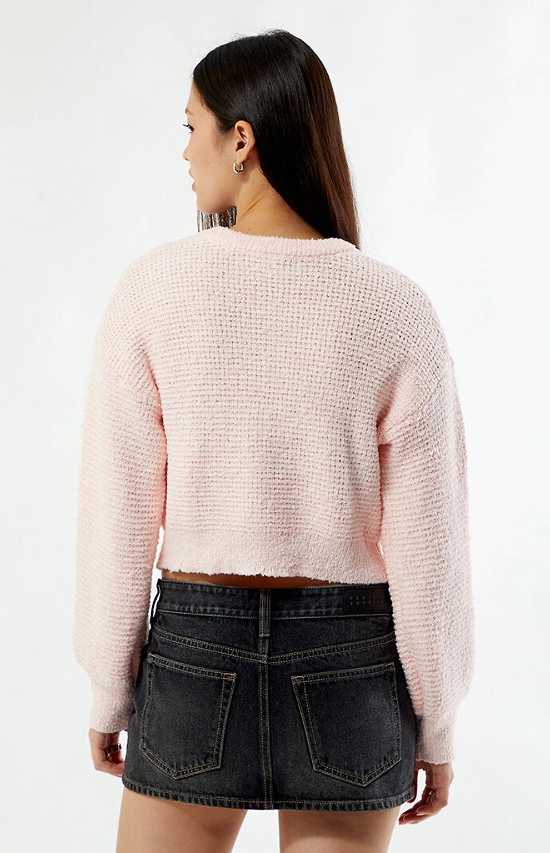 LA Hearts Snug Waffle Knit Sweater