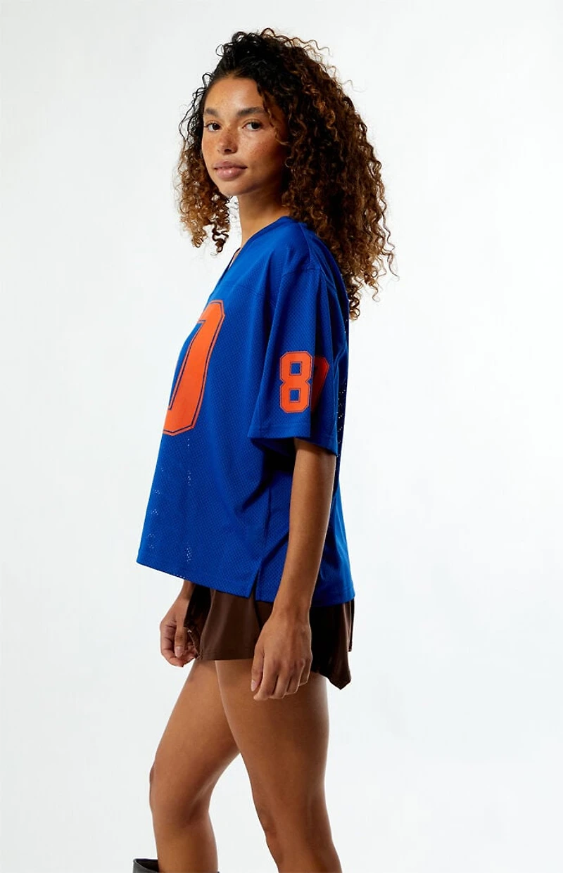 Pacsun Blue Tailgate 80 Short Sleeve Jersey