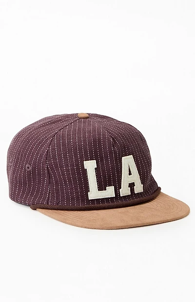 Pacsun LA Pinstripe Golfer Dad Hat
