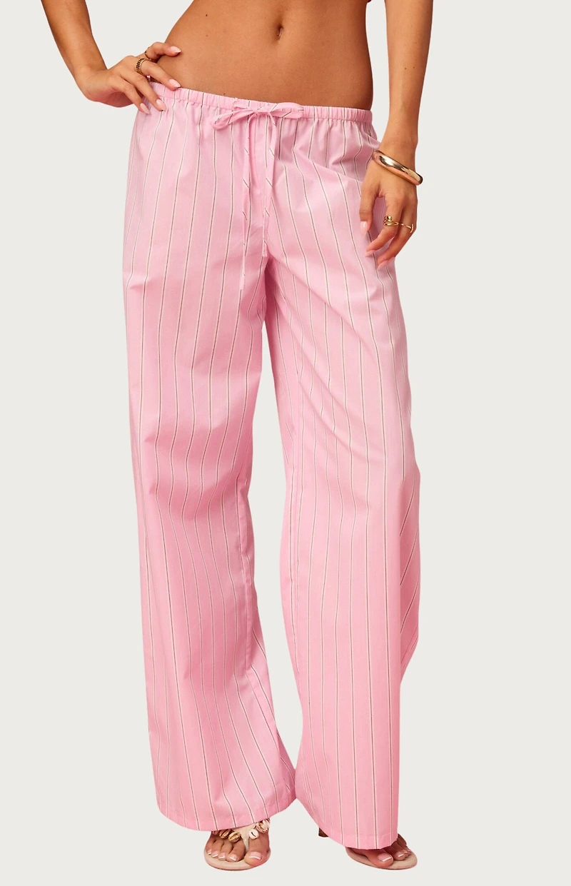 Edikted Barbie Icon Striped Pants