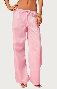 Edikted Barbie Icon Striped Pants