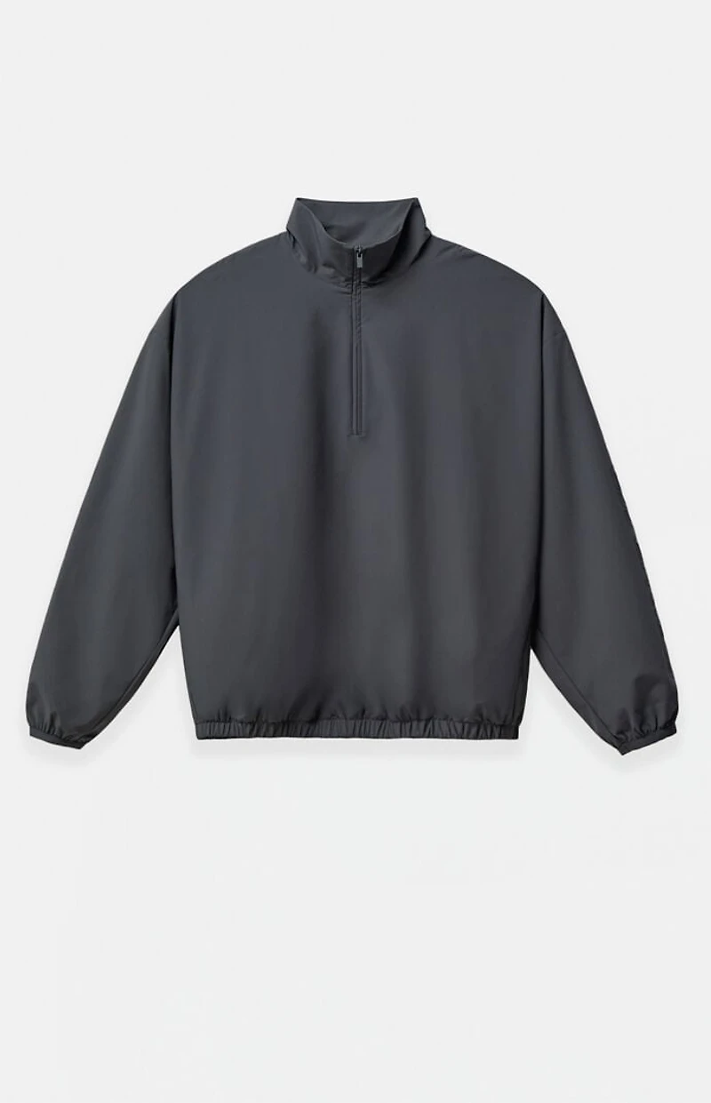 Fear of God ESSENTIALS Women's Iron Gray Classic Half Zip Sweatshirt