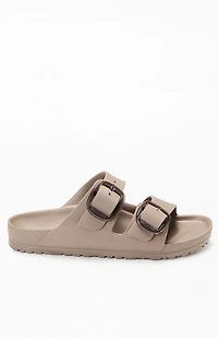 Birkenstock Women's Arizona Big Buckle EVA Sandals Gray Taupe