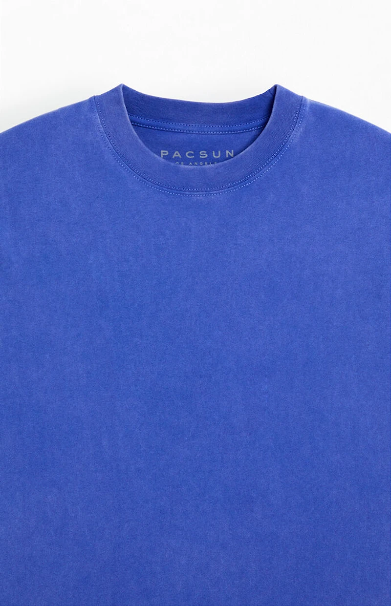Pacsun Blue Premium Cropped T-Shirt