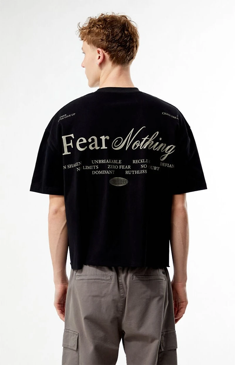 Pacsun Fear Nothing Cropped Boxy T-Shirt