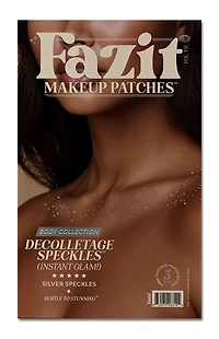 FAZIT BEAUTY Silver Decolletage Glitter Makeup Patches