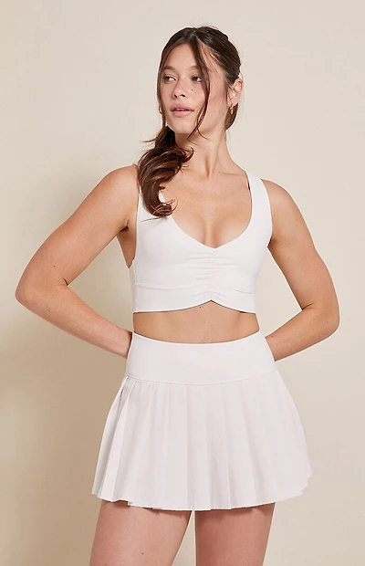 PAC 1980 WHISPER Active Dropped Waist Pleated Mini Skort