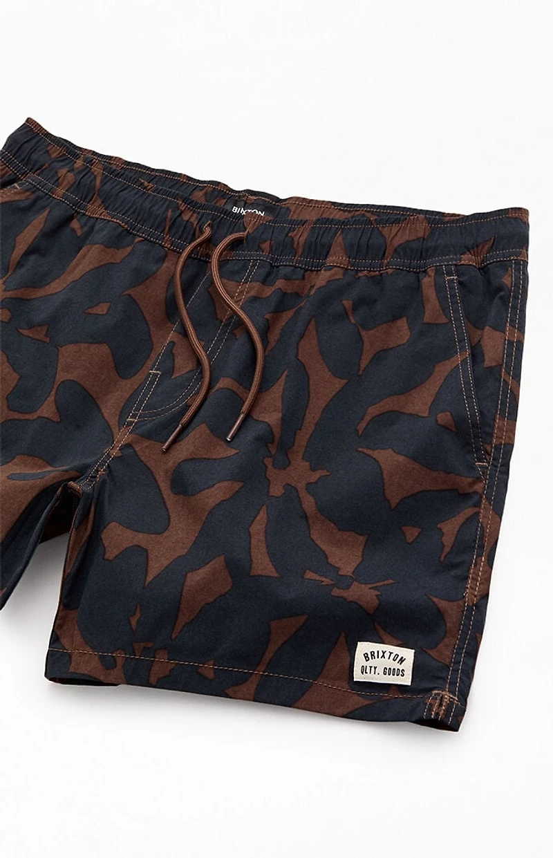 Brixton Floral Everyday Stretch Hybrid 5.5" Swim Trunks