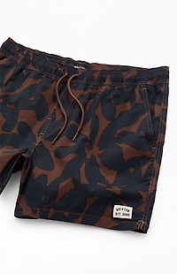 Brixton Floral Everyday Stretch Hybrid 5.5" Swim Trunks