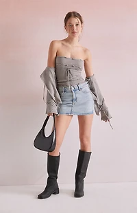 Beverly and Beck Josie Ruffle Tube Top