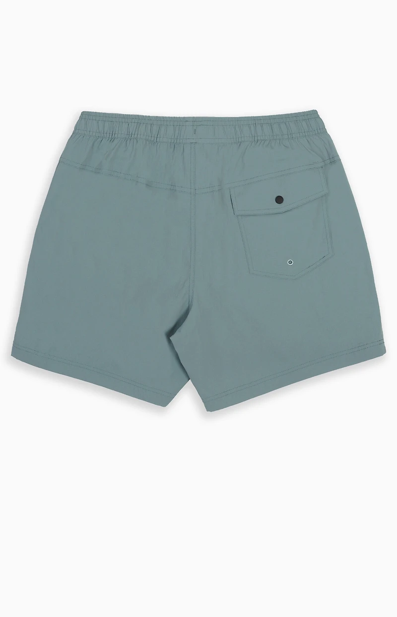 LOST Wings Stormy Blue Swim Trunks