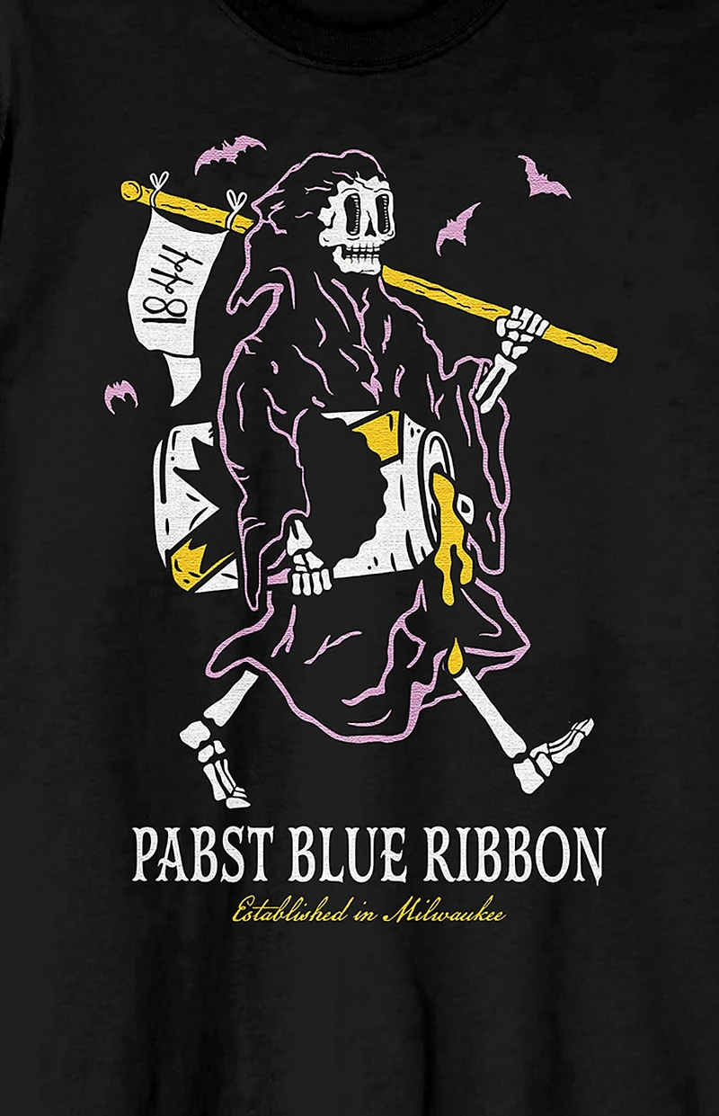 Pabst Blue Ribbon Grim T-Shirt
