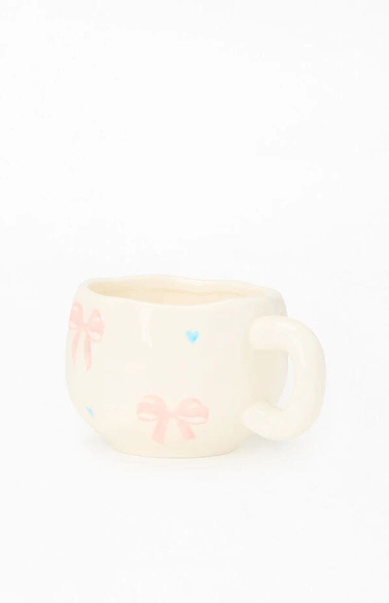 LA Hearts Bow Heart Mug