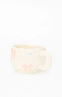 LA Hearts Bow Heart Mug