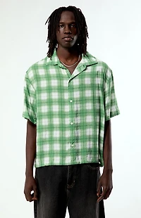 Pacsun Green Plaid Hanson Short Sleeve Shirt