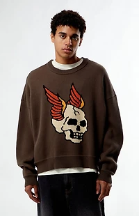 Pacsun Skull Knit Sweater