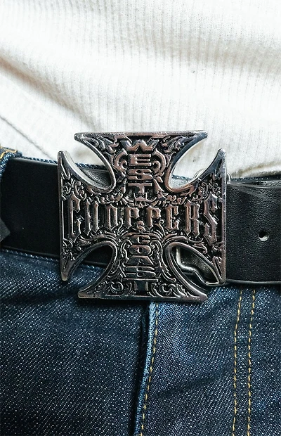 West Coast Choppers Logo Buckle Belt