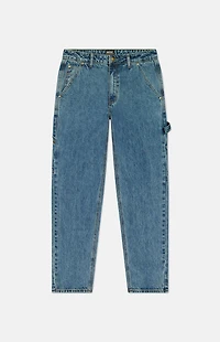 WeSC Medium Blue Denim Carpenter Pants