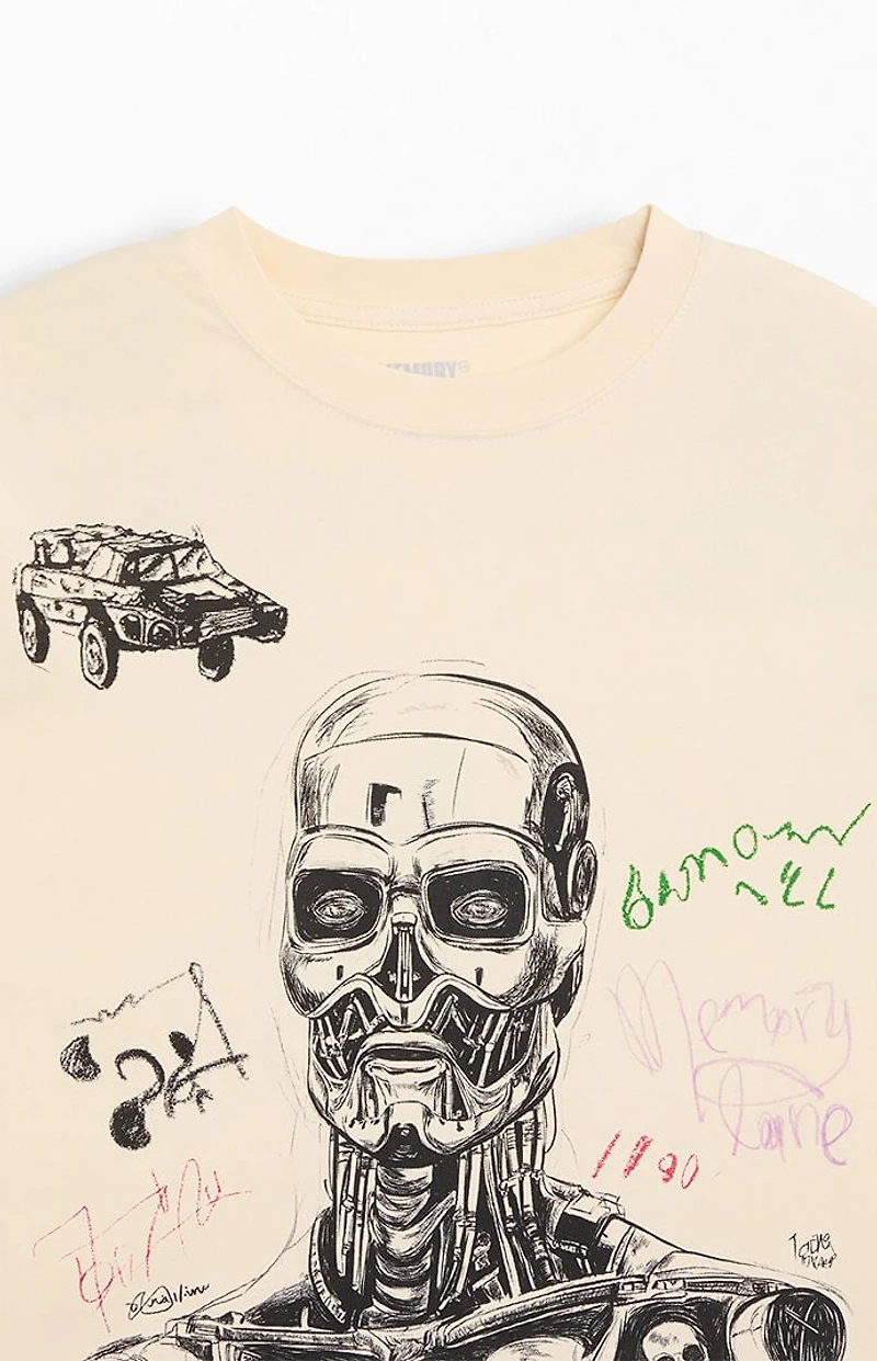 Memory Lane Skull Doodle T-Shirt