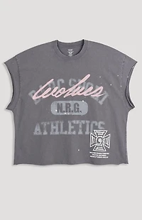 DARC SPORT ATHLETICS N.R.G. Grunge Cutoff T-Shirt