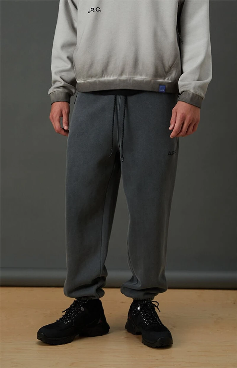 A.R.C. Black Fleece Jogger Sweatpants