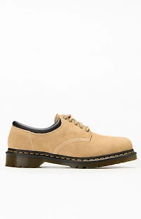 Dr Martens 8053 Tan Waxy Suede Shoes