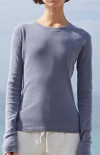 John Galt Dark Gray Ainsley Long Sleeve Top