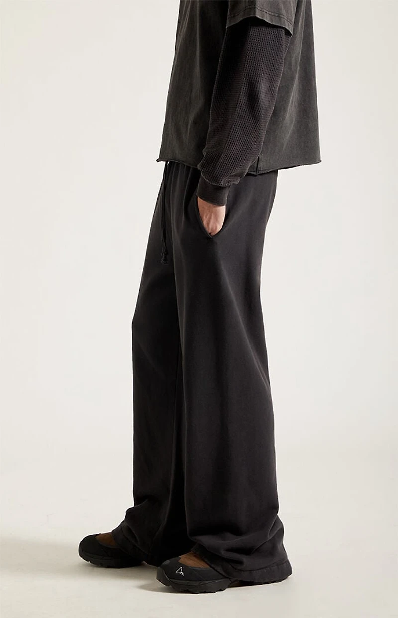 Pacsun Black Wash Baggy Sweatpants