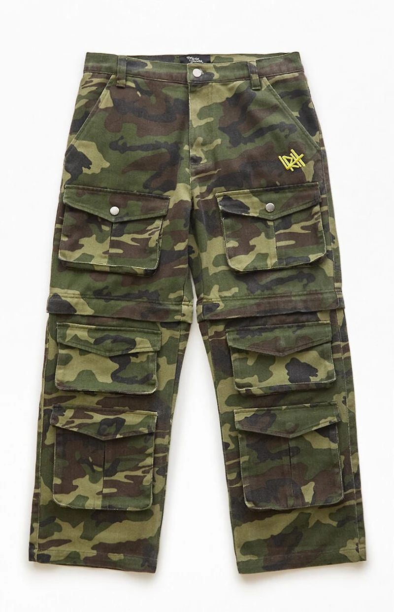 LRH MADE x Pac Artist Network Convertible Camo Cargo Pants