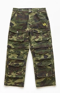 LRH MADE x Pac Artist Network Convertible Camo Cargo Pants