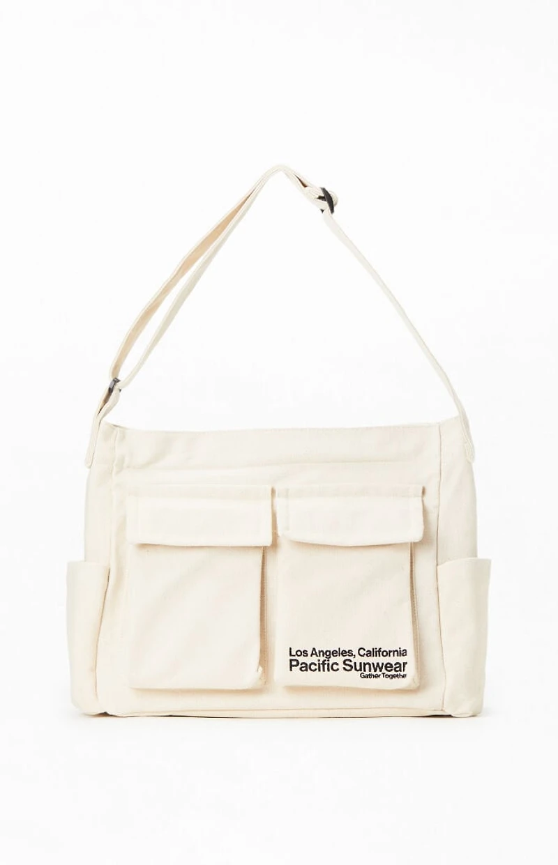 Pacsun Pacific Sunwear Utility Crossbody Tote Bag
