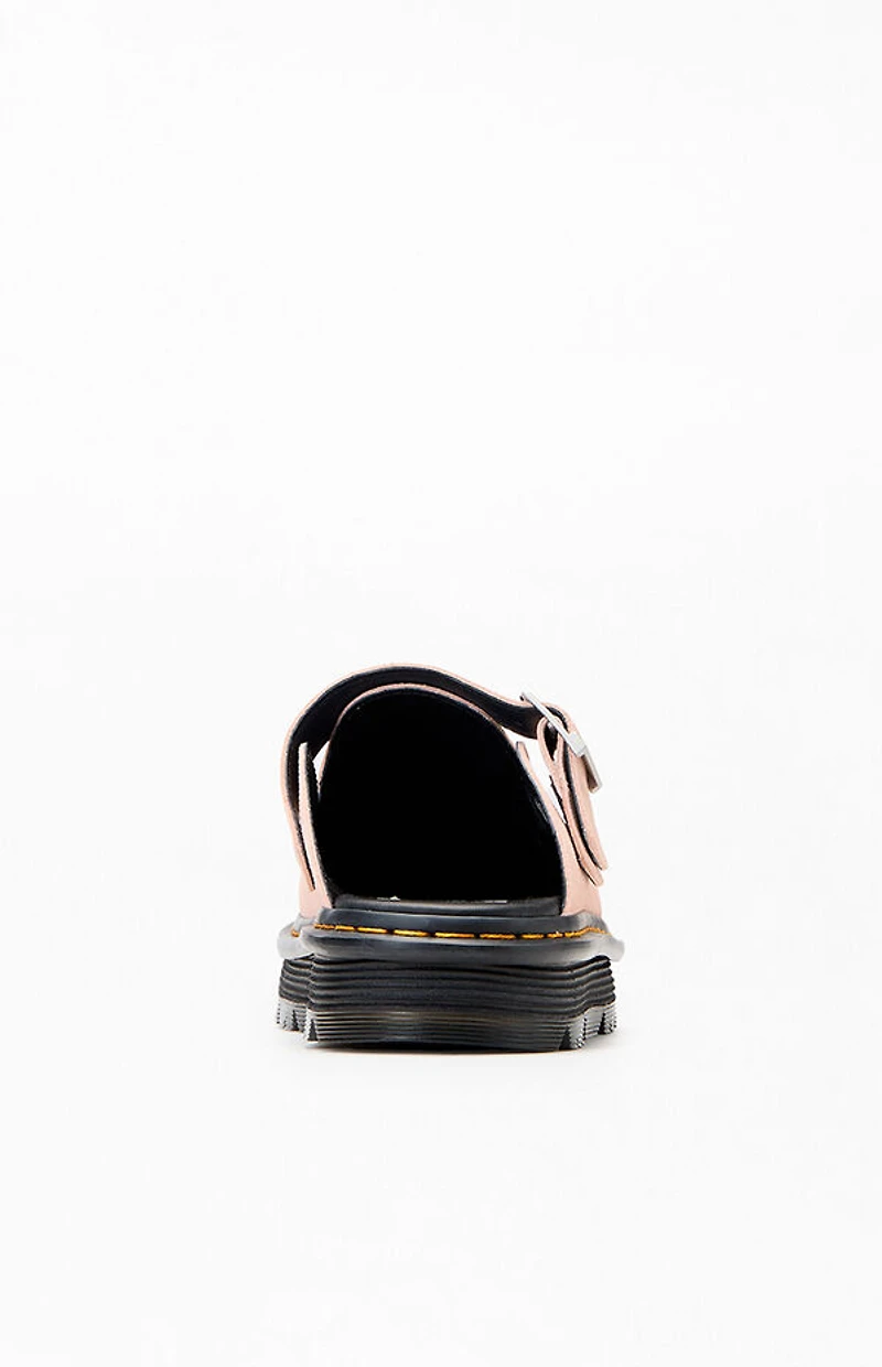 Dr Martens Zebzag Suede Slingback Platform Mules
