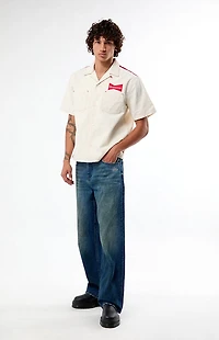 Budweiser by Pacsun Bandana Camp Shirt